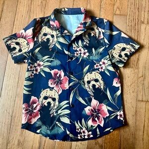 Kids Jason Voorhees Hawaiian Shirt